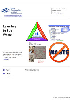 learning to see 8 wastes pdf preview